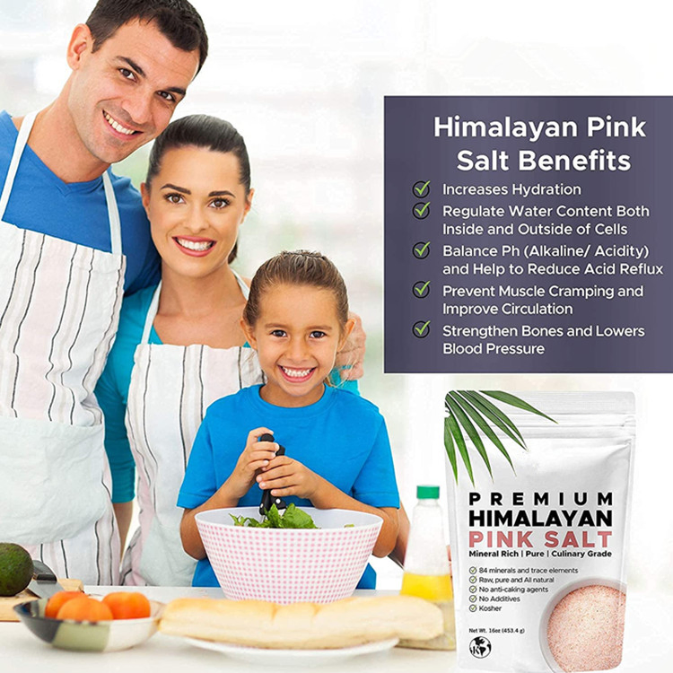 Private Custom Premium Himalayan Pink Fine Grain Salt