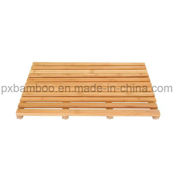 Nice 100% Natural Bamboo Shower Mat and Anti-Slip Bamboo Shower Floor