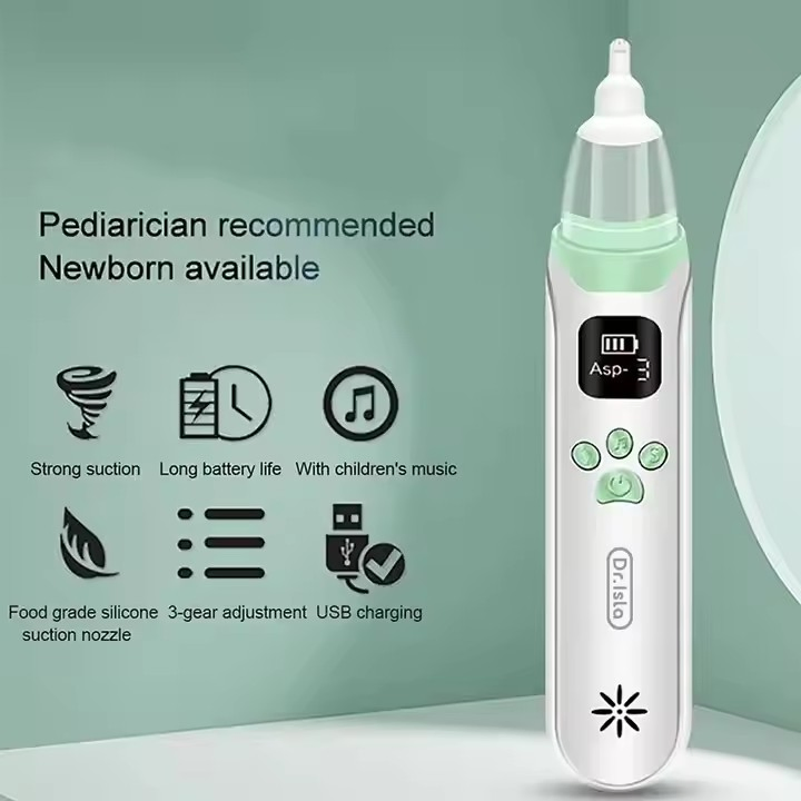 Baby Nasal Aspirator Child and Kids Electric Nose Cleaner Sucker Nose Vacuum Cleaner