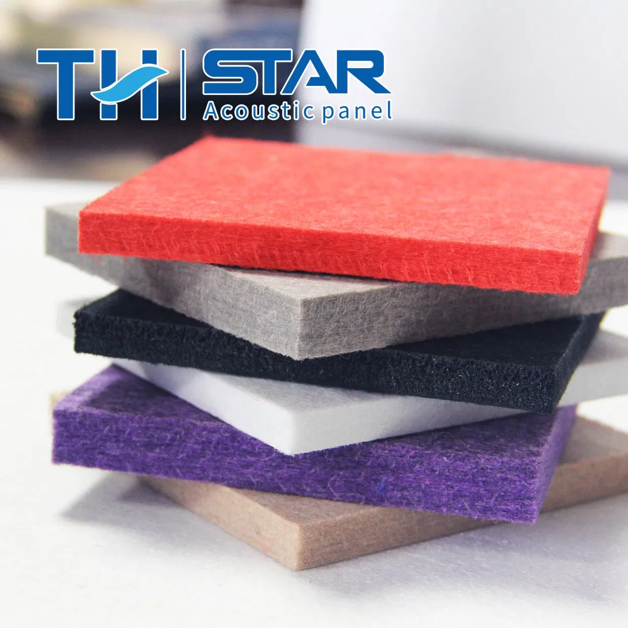 Customized Office Furniture Acoustic Panel Polyester Soundproof Privacy Partition Desk Screen