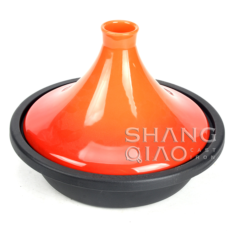 Марокканский тажин из эмалированного чугуна, 27 см