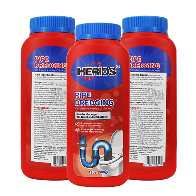 500g Bathroom Kitchen Pipe Cleaner Pipe Dredging Agent Sink Drain Cleaner