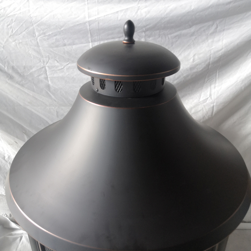 2022 Fire Pit, Outdoor Patio Fire Pits with Spark Screen Cover and Poker, Large Bonfire Wood Burning Firepit Fireplace for Outdoor Party, Backyard