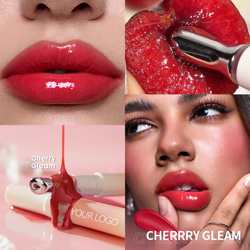 Hot Sale Popular Lip Makeup Private Label Custom Glossy Lipgloss Moisturizing Lip Glaze