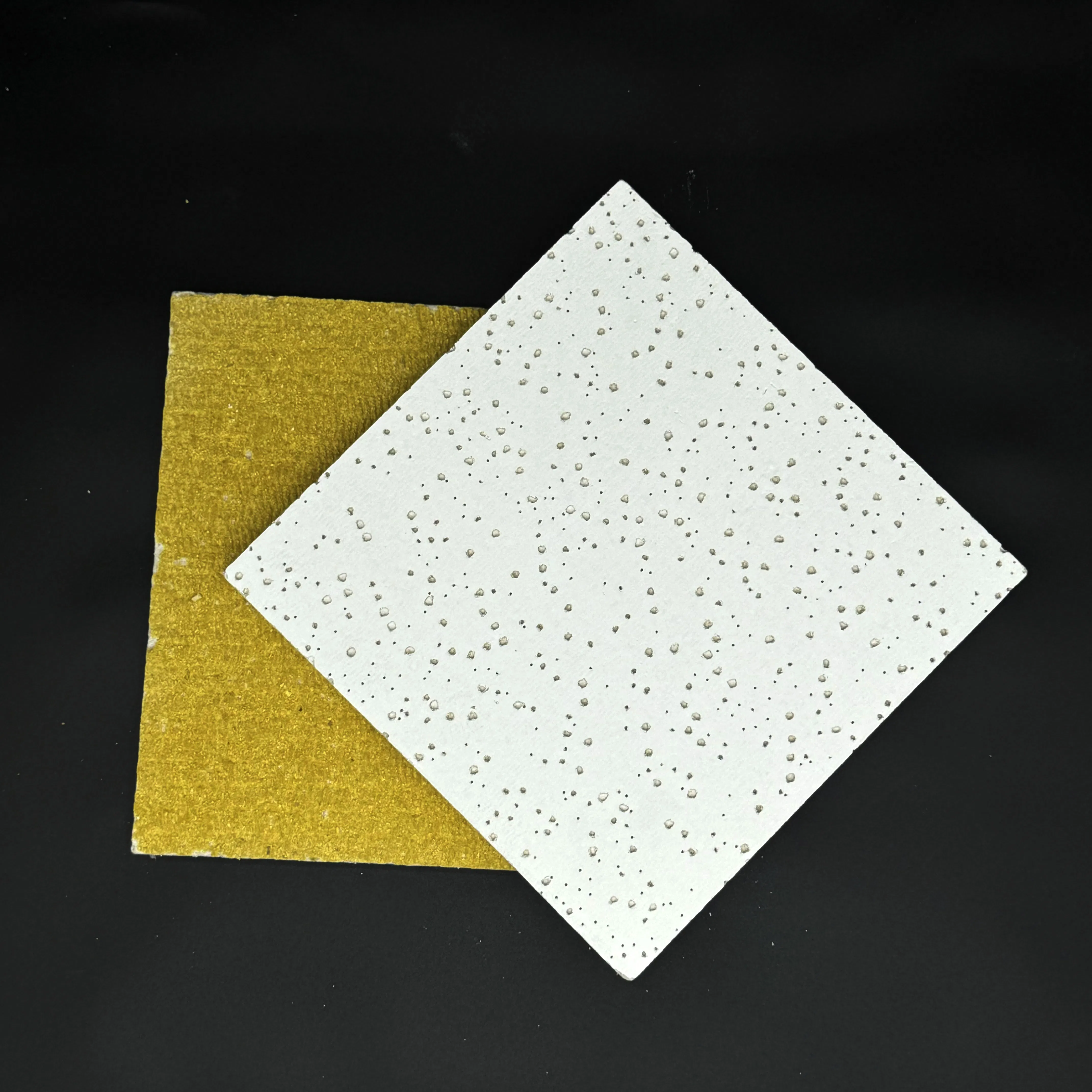 Fine Fissured Surface Mineral Fiber Ceiling Tile 2X2 for Commercial Ceilings with Fire Resistance