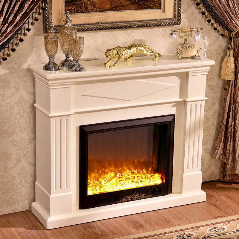 White/Yellow/Beige Marble Surround Carved Mantel Stone Design Fireplace
