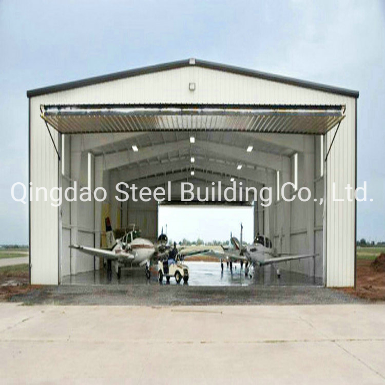 Design China Light Steel Structure Airplane Shed Building Steel Structure Airplane Hangar