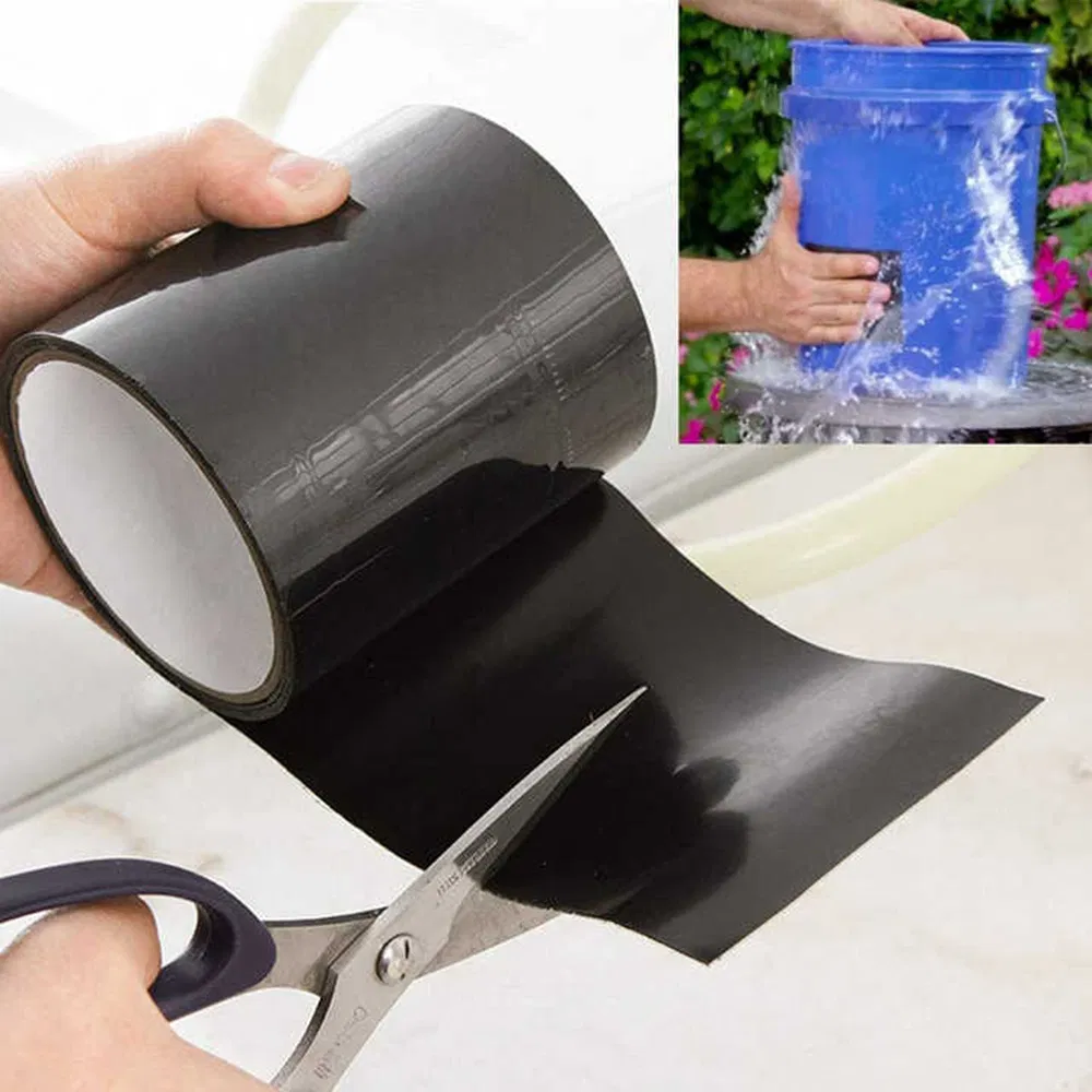 Extra Strong Patches Instant Stop Leak Rubberized 10cmx10cm Super Water Proof Tape Seam Sealing Tape for Water Leaks