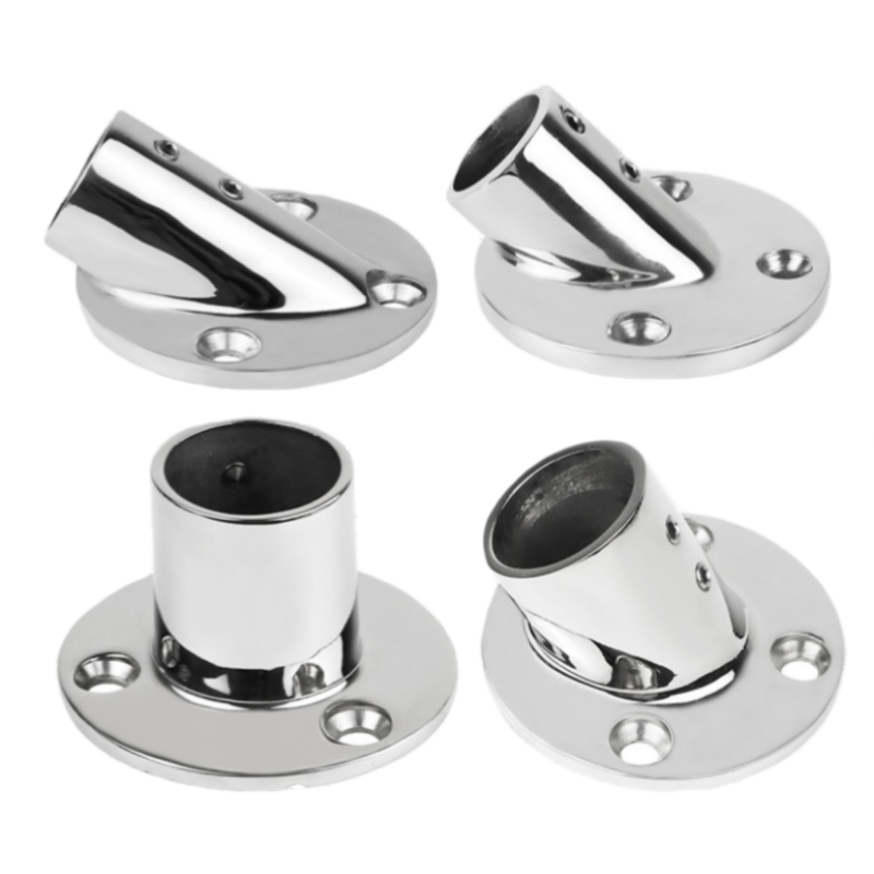 Marine Parts Marine Accessory Corrosion-Resistant Stainless Steel Outboard Engine Marine Equipment Hardware Accessory 90° Round Base with ISO 9001