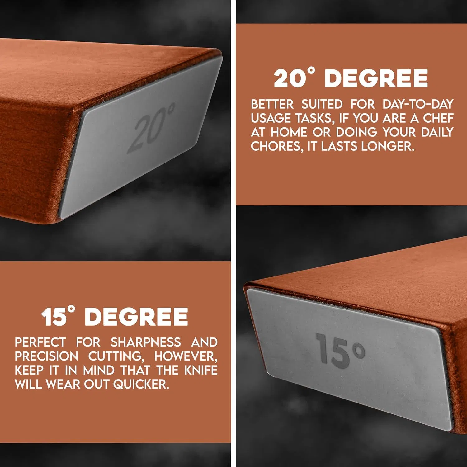 Ds-9901B 15 and 20 Degrees Rolling Knife Sharpener Magnetic Knife Holder Diamond Sharpening Stone Kit with Angle Roller Kitchen Accessory Angle Adjustable