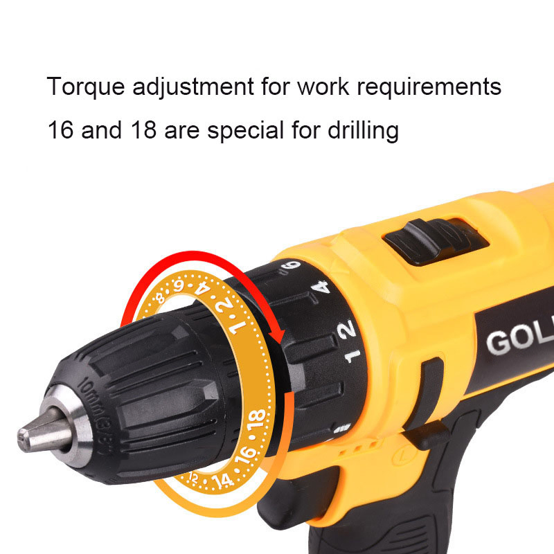 Аккумуляторная дрель-шуруповерт Goldmoon 48V