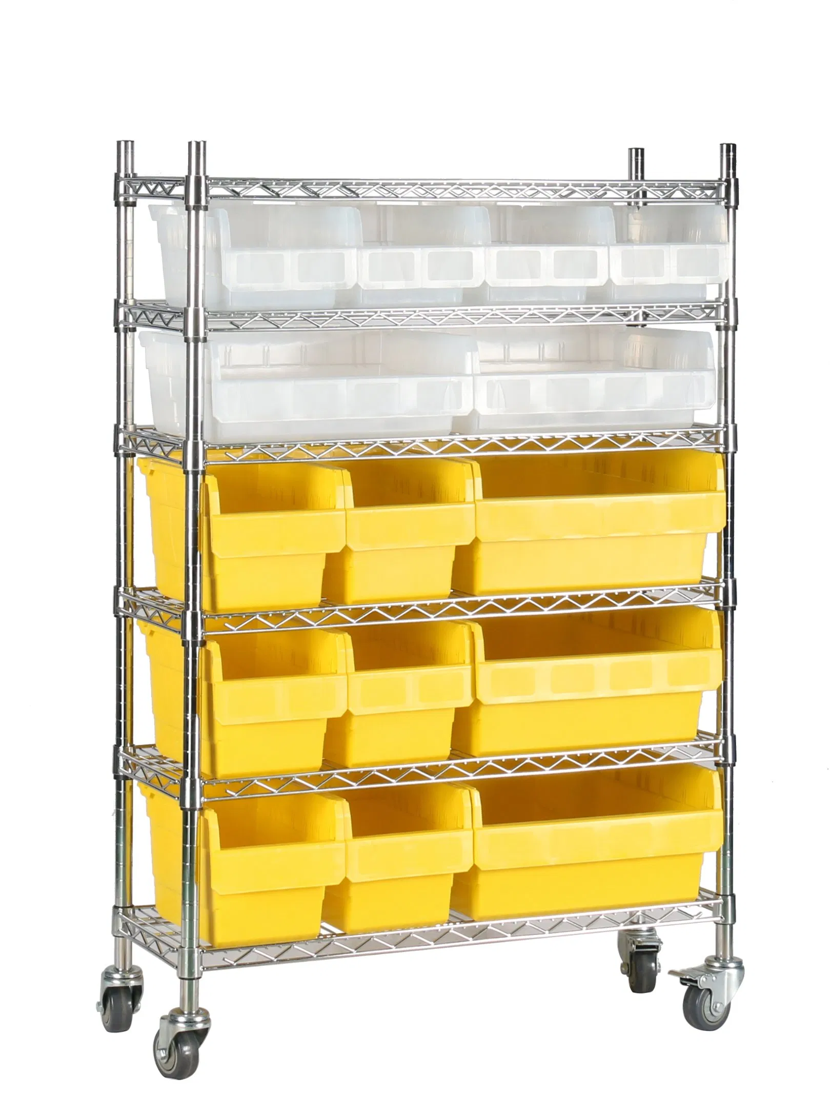 Plastic Storage Bin, Wire Shelving Storage Bin