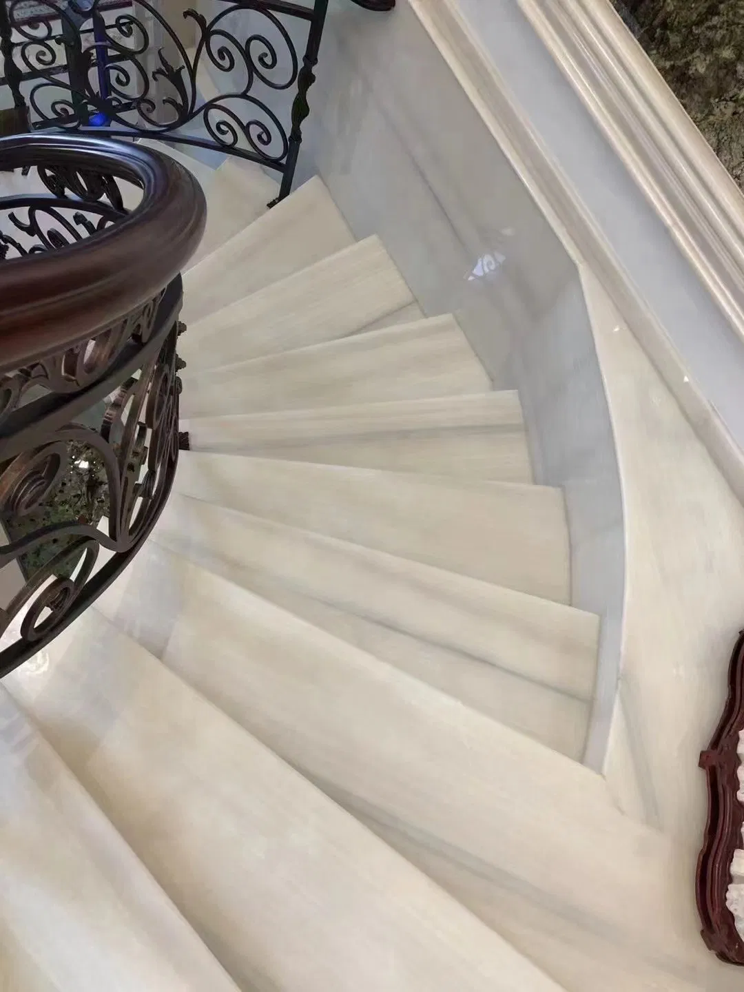 Athenian White Natural Marble Polished for Countertop Flooring