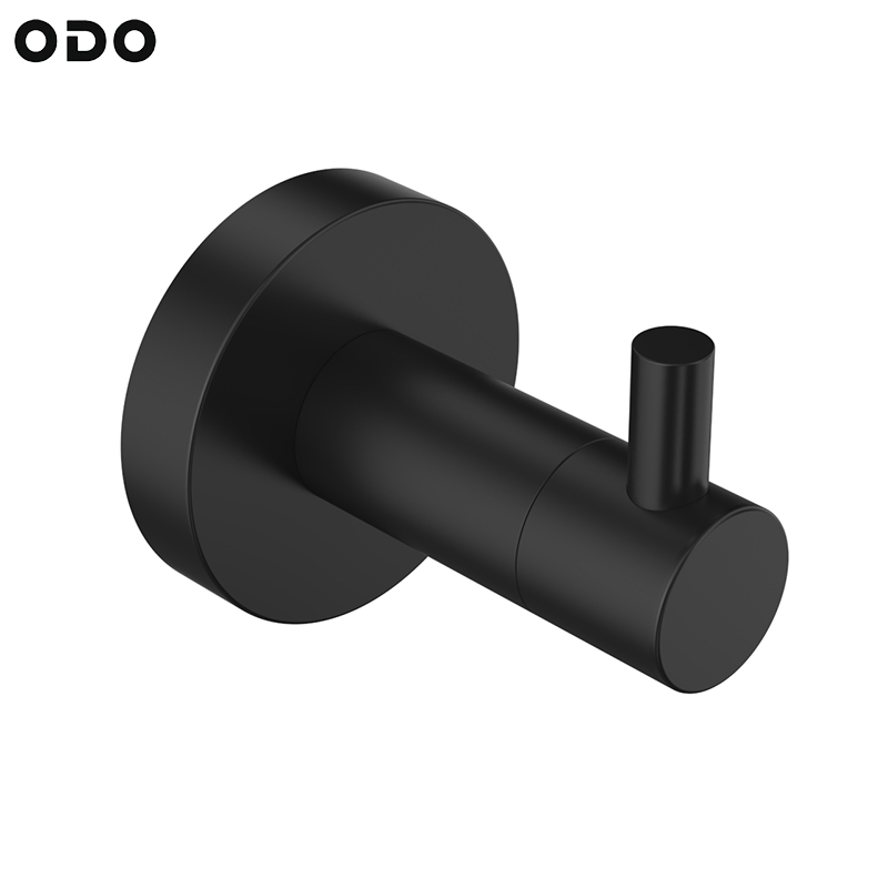 Bathroom Towel Hook Matte Black Coat Robe Clothes Bath Stainless Steel Wall Mounted Hook for Kitchen Bedroom