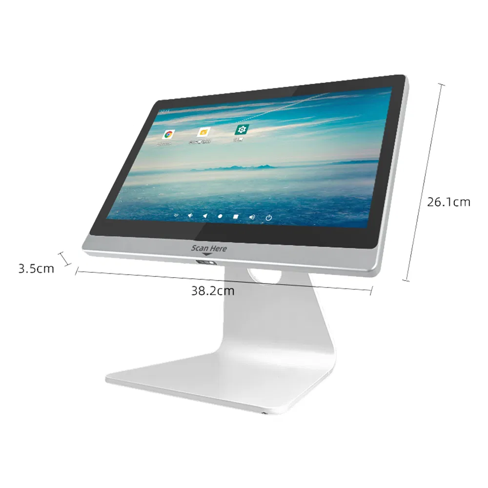 15.6-Inch Android 11 Qr 2D Barcode Scanner Price Checker Payment Kiosk Er230
