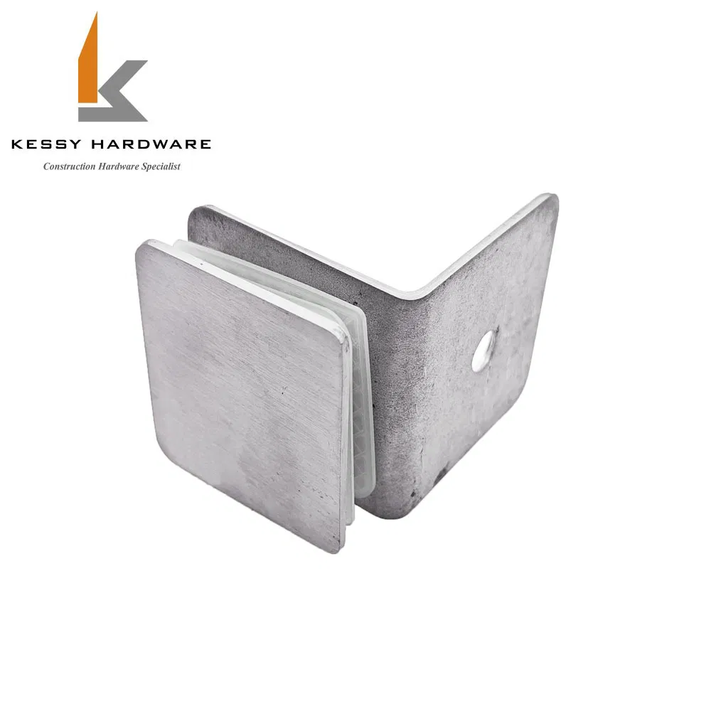 Wholesale Door Hardware Shower Fitting Glass Door Clip Corner Bathroom Clamp Bracket