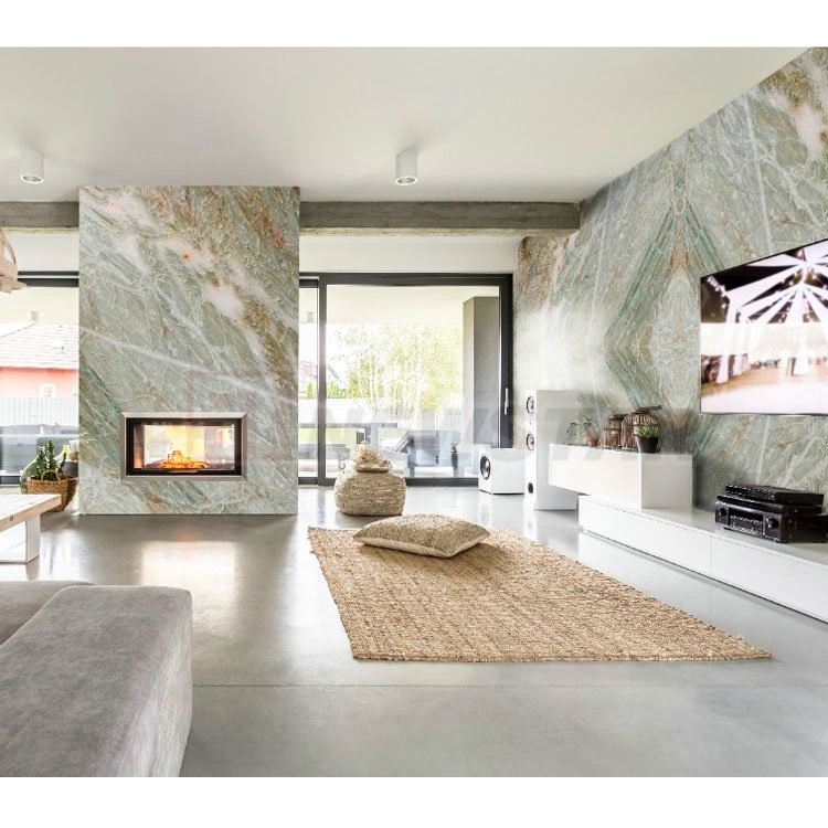 Amazon Green Stone Quartzite Price Marble Fireplace Mantel