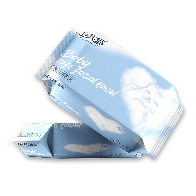 Soft Non-Woven Skin Care Cleaning Facial Disposable Face Tissue