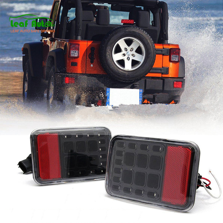 Задний противотуманный фонарь и габаритный свет для Jeep Wrangler JK (2007-2016)