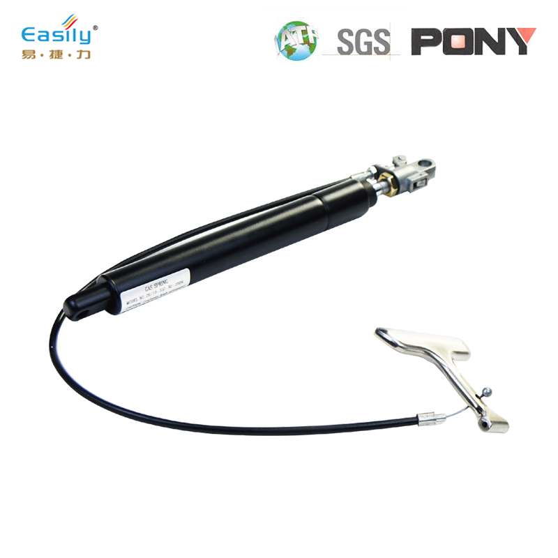 Lockable Gas Spring with Button