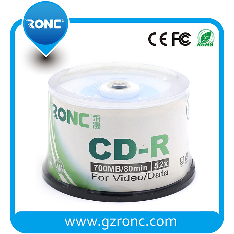 CD-R диски 700МБ 52X, 50 шт, для офсетной печати