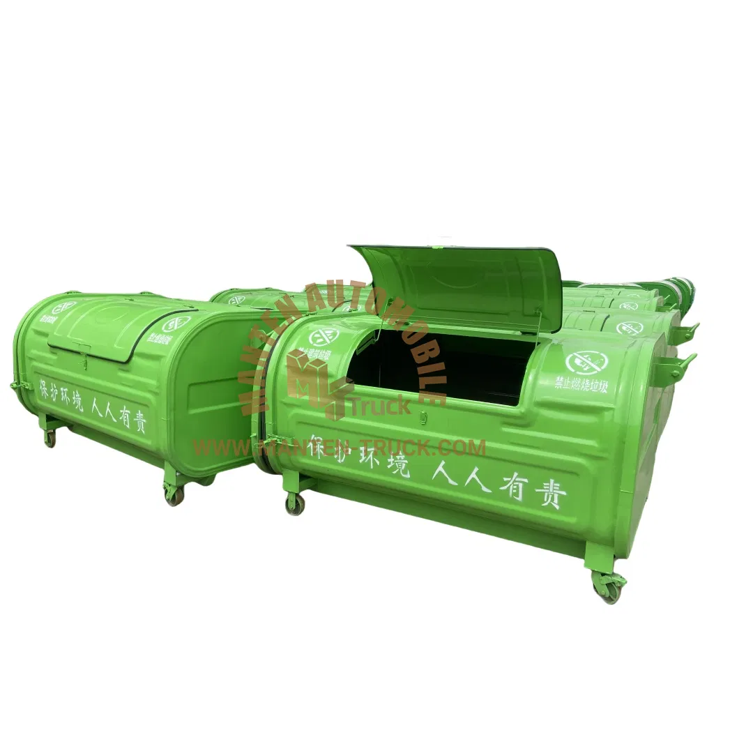 Контейнер для мусора уличный с крюком-захватом