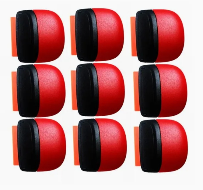 Hautine 45*50mm Plastic Clean Scraper W/Double-Edged 40X19mm Plastic Blades 