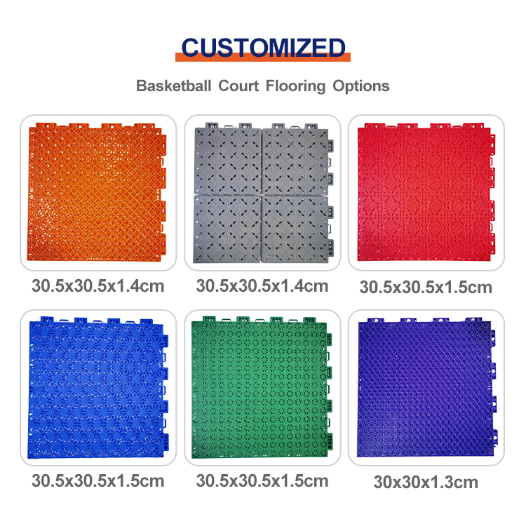 Профессиональные плитки для баскетбольного покрытия