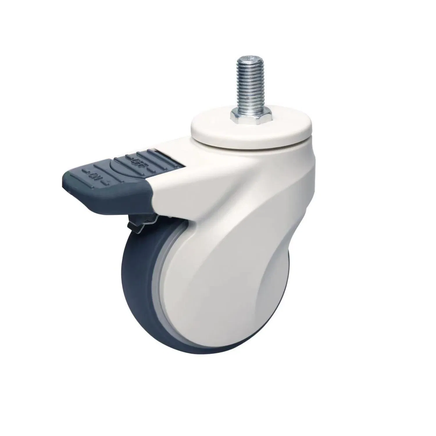 Durable 5-Inch Medical Wheel Casters with Total Brake Feature