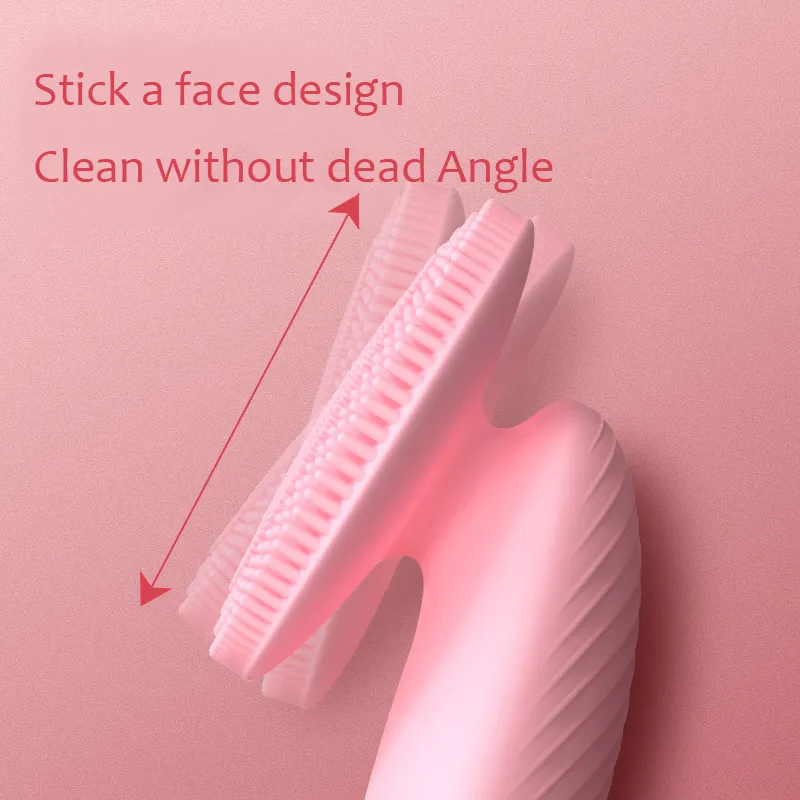 Face Wash Facial Cleanser Logo Branded Facial Cleansing Brush Electric Silicone Face Brush Facial Cleansing Instrument
