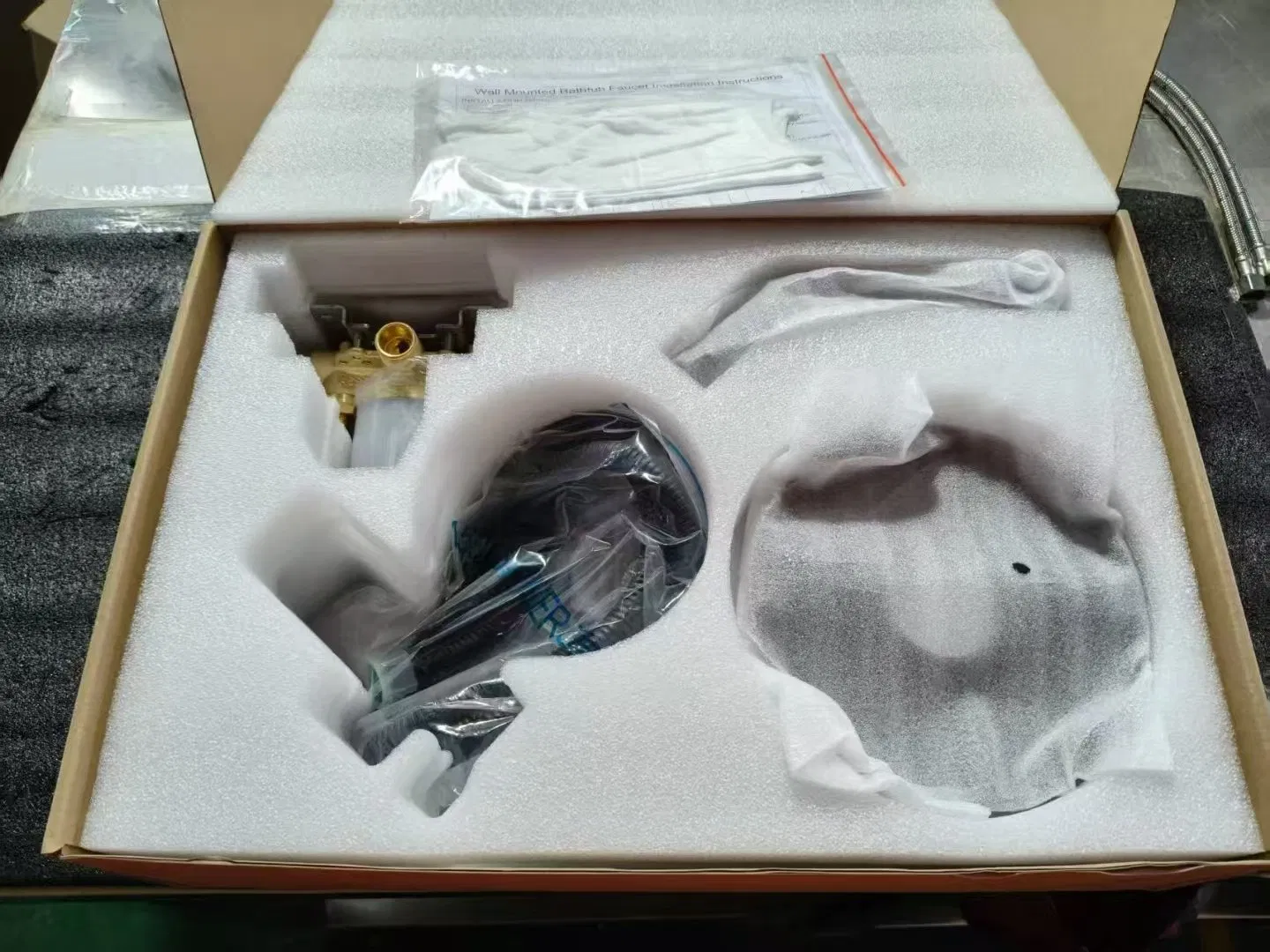 Square Bathroom Shower System Senducs Black Gold Bathtub