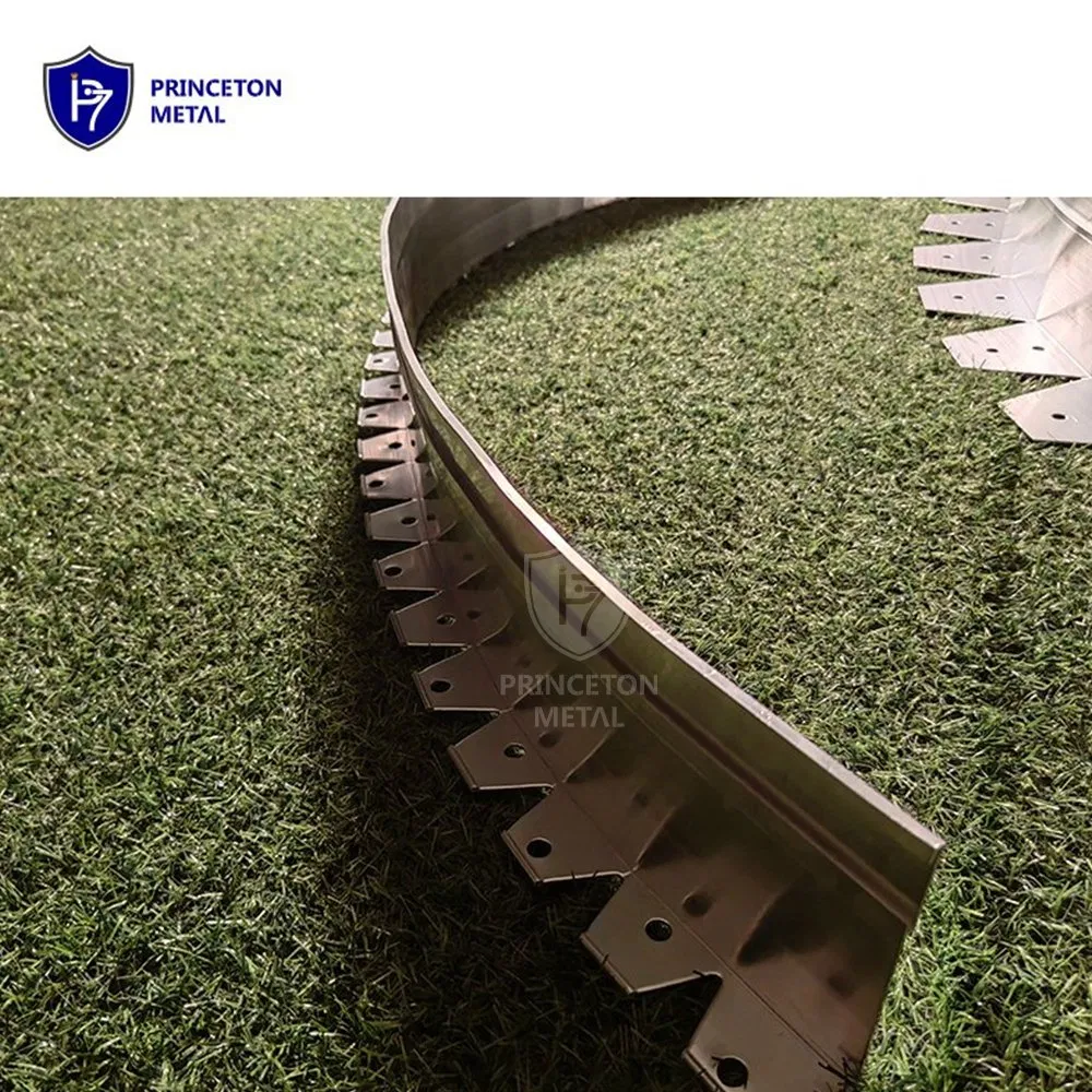 Low-Carbin Stylish Aluminum Garden Border Edging for Roof Top Gardens Blocks Pavers