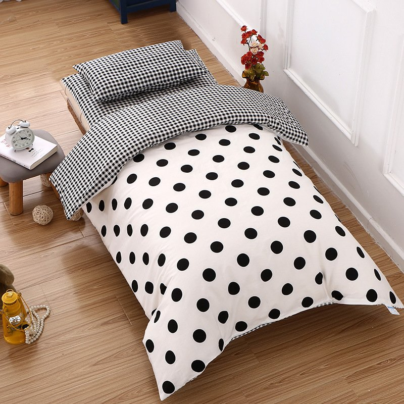 Comforter Set Toddlers Boys Girls Cartoon Bedding Sets Cotton Comforter Set of 3 Pieces