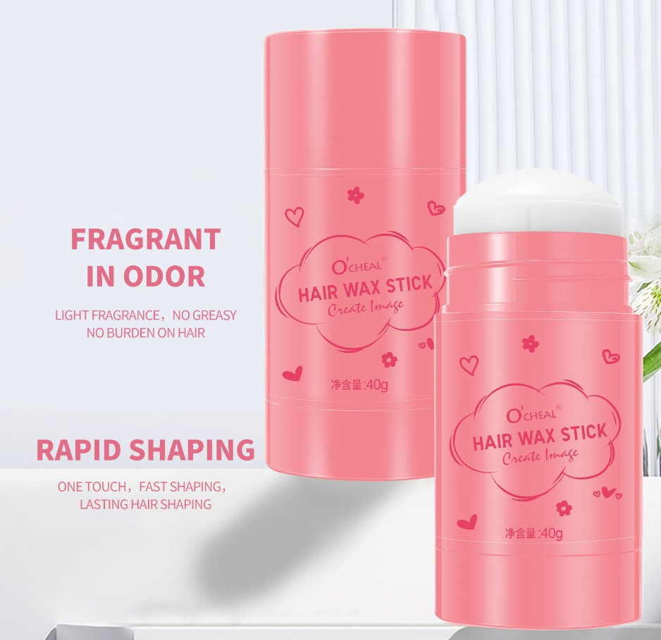 OEM Solid Styling Hair Wax Stick Crushed Hair Finishing Balm Long Styling Hair Finishing Stick Styling Balm Wholesale Makeup