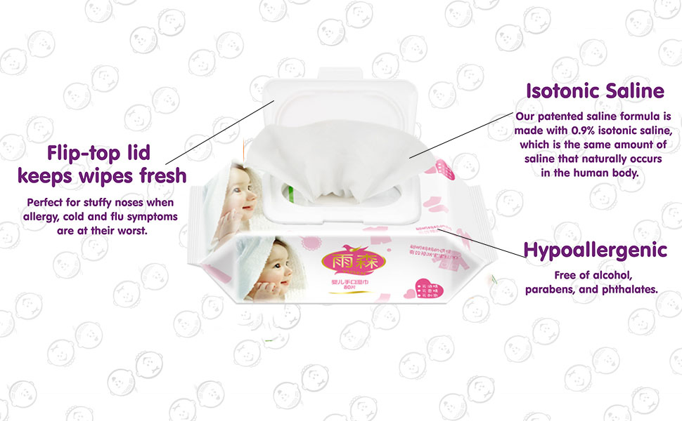 Alcohol-Free Baby Wet Wipes for Safe Hand and Mouth Cleaning