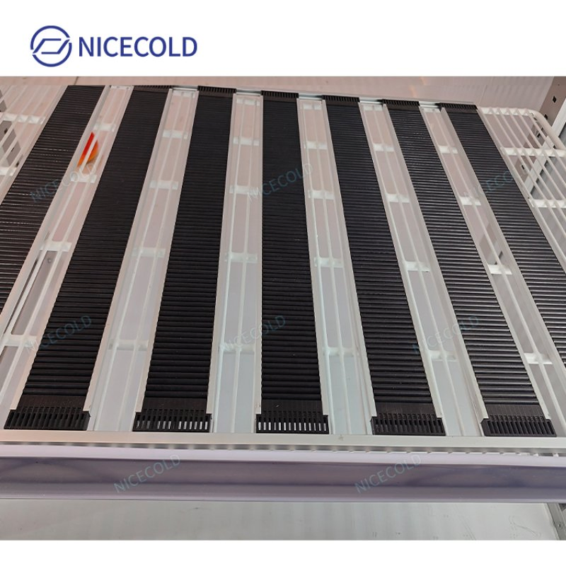 Gravity Flow Beverage Cooler Racks for Supermarkets and Warehouses