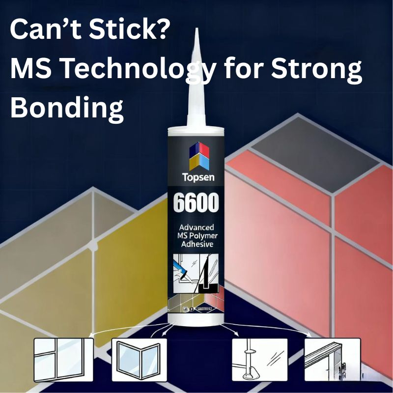 Ms Hybrid Construction Adhesive 6600 Universal Low Voc Sealant for Professional Grade Bonding