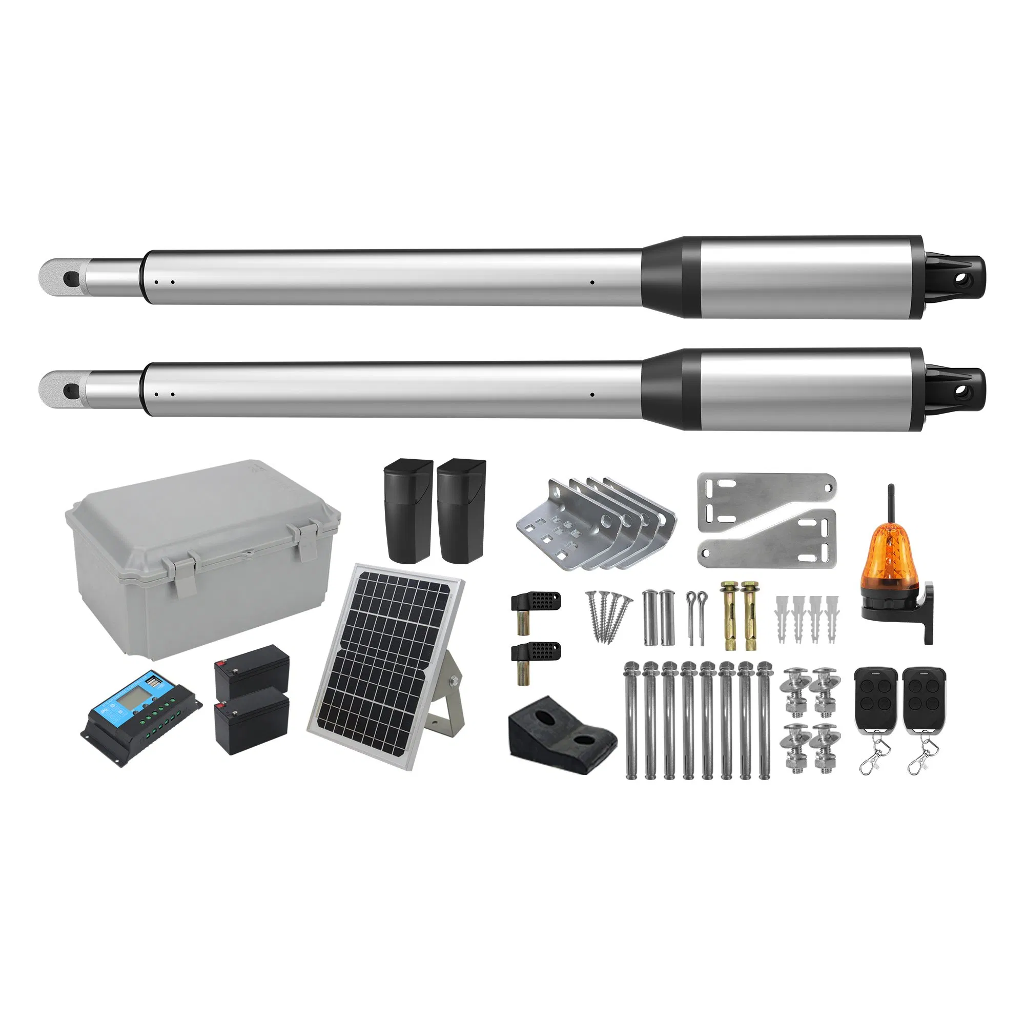 Jujiang C01-L Solar Power Battery Swing Garage Door CE Motor Gate Opener