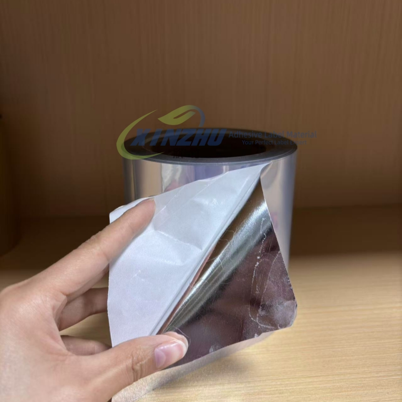 High Adhesive Scratch and Tear Resistant Silver Label
