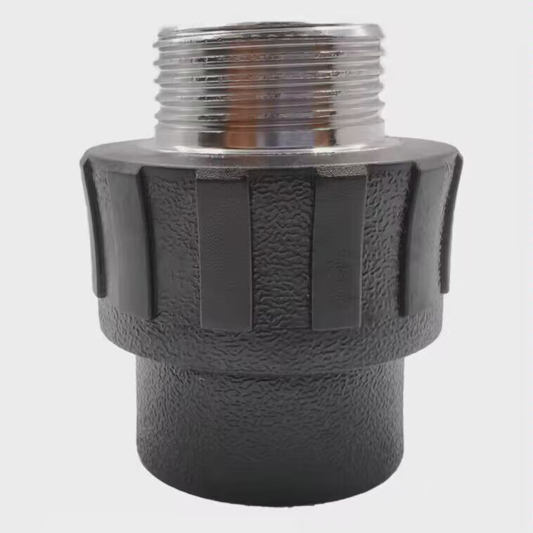 Factory Thread Fitting Male Adaptor PE Water Pipe Butt Fusion Socket Fitting HDPE Pipe Fitting