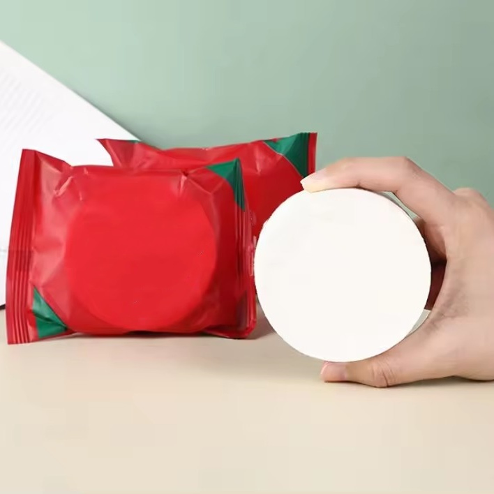 Custom Compressed Mini Magic Tissue Coin Towel Compressed Towel for Outdoor Travel