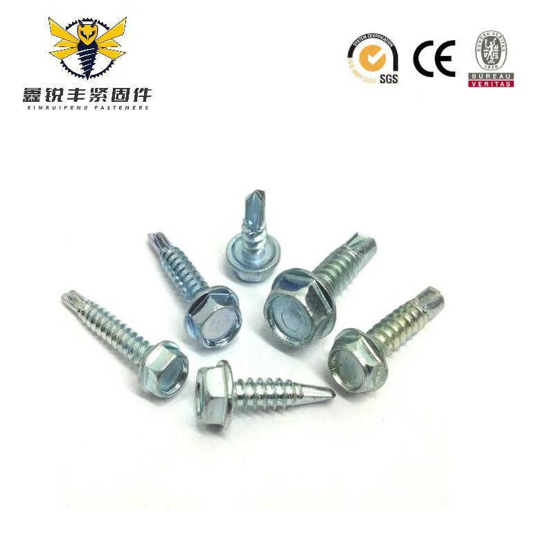 Wholesale Building Roofing Screw Galvanized Metal Hexagon Head Tek Wood Stainless Steel Hex Self Drilling Screw