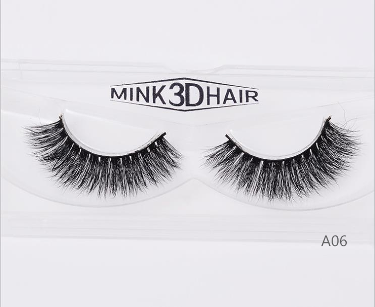 Labor Hair 3D Soft Mink Hair False Eyelashes Handmade Makeup Tools