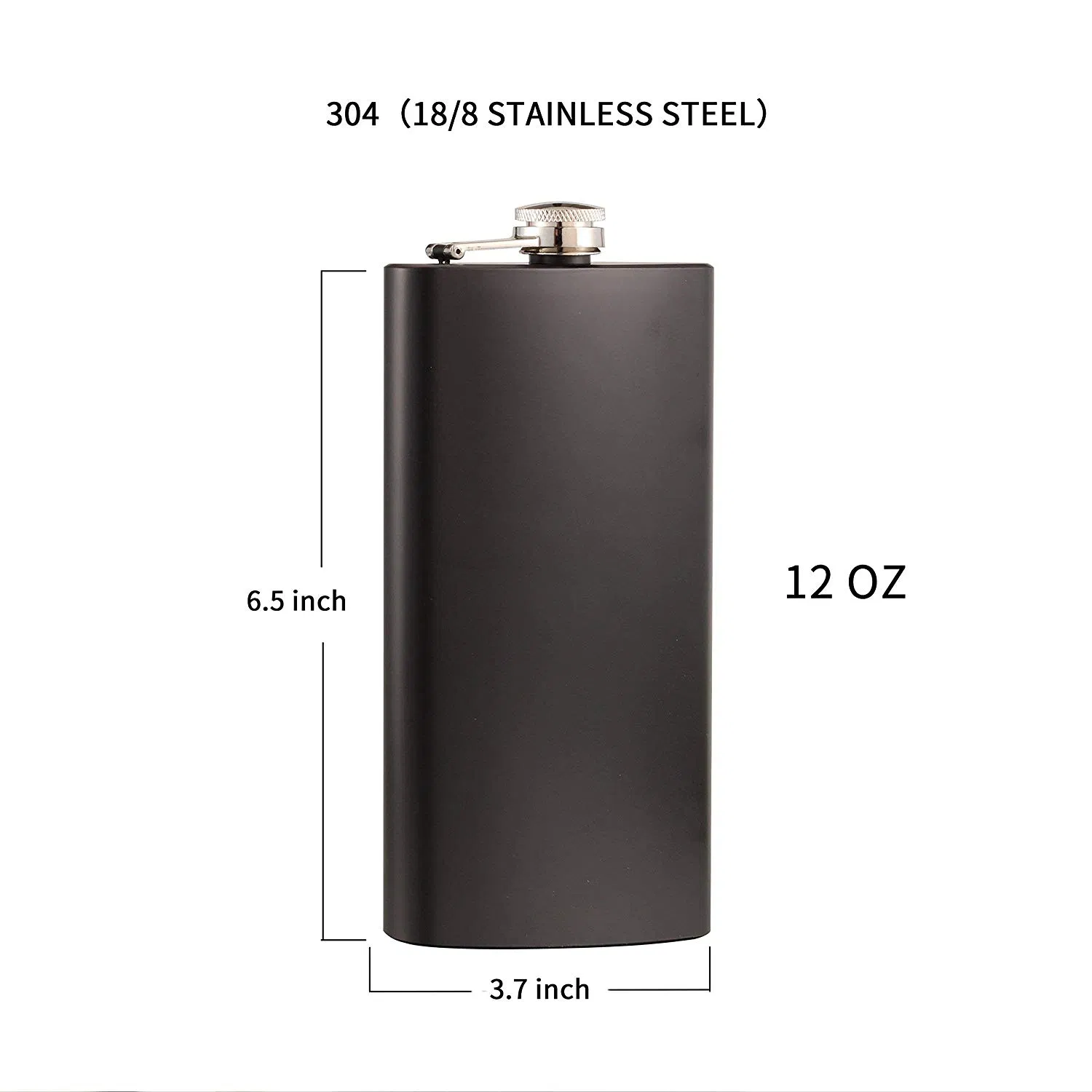 Personalized Stainless Steel Hip Flask Copper Silver Golden Matt Finished Hip Flask for Downunder Littlemill