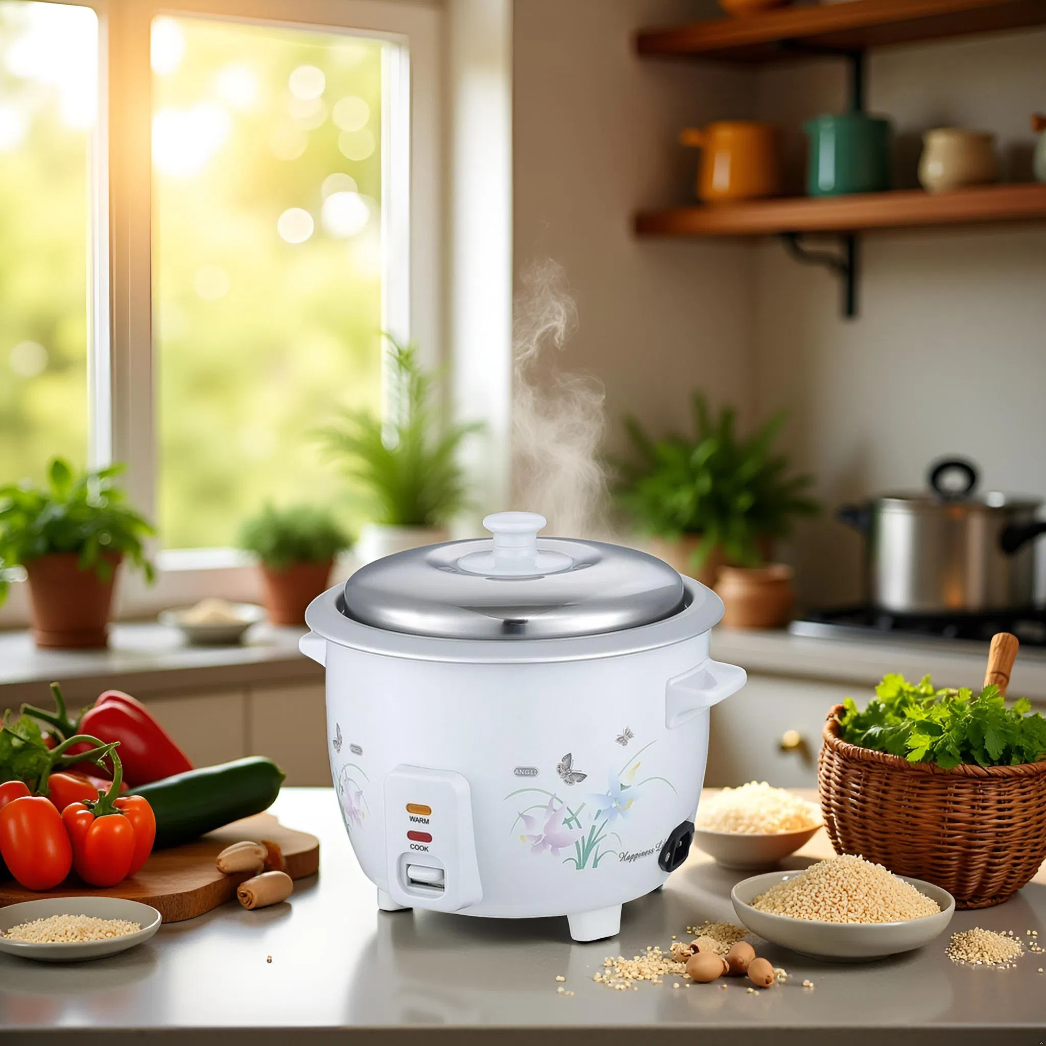 Kitchen Cooker Multiple Food with Easy to Clean and Removable Pot