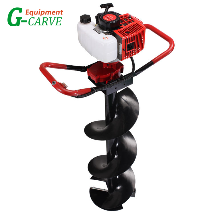 G-Carve 72cc High Quality Garden Tools Earth Auger Machine Post Hole Digger for Sale