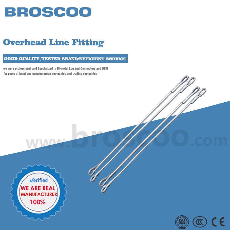 Premium Hot DIP Galvanized Carbon Steel Power Fitting Bow and Thimble