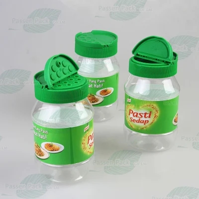 Food Grade Plastic Spice Bottle, Food Bottle, Aluminum