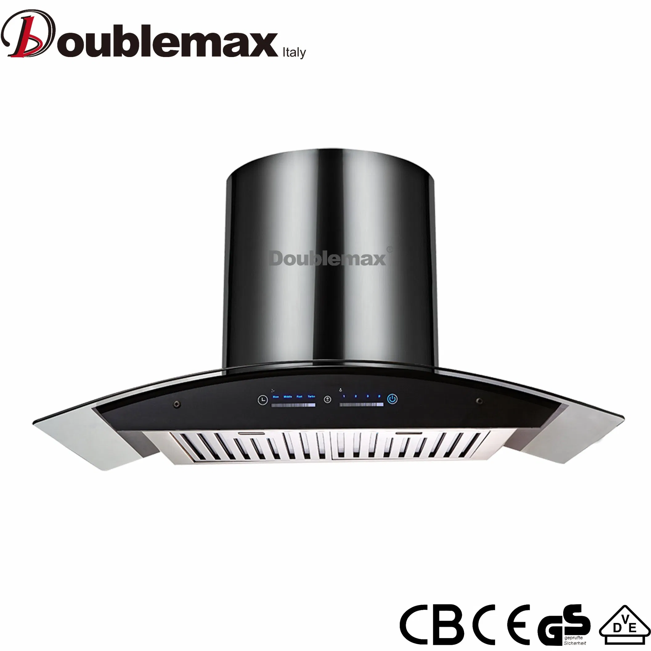 900mm Cruve Glass with Voice Control Smart Function Ai Portable Range Hood