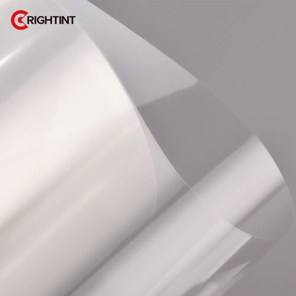 wholesale material de papel roll sticker Transparent BOPP label paper OEM